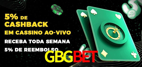 Promoções do cassino ao Vivo GBGBET